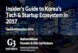 Insider Guide to Korea's Tech and Startup Ecosystem in 2017 From G3 Partners