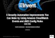 AWS re:Invent 2016: 5 Security Automation Improvements You Can Make by Using Amazon CloudWatch Events and AWS Config Rules (SAC401)