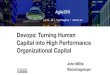 Turning Human Capital into High Performance Organizational Capital