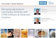 The Insider’s Guide to Managing Agricultural Commodity Volatility with CTRM Software & Advanced Analytics