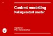 Content modelling: Making content smarter