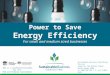 SBC on energy efficiency for SMEs Dec 2015