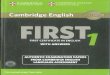 First certificate english 1 cambridge revised exam from 2015 + Audio