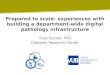 Prepared to scale: experiences with building a department-wide digital pathology infrastructure