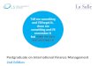 IALU international program in finance management (ENGLISH)