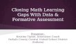 Closing Math Learning Gaps With Data & Formative Assessment