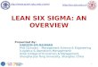 (Ntu talk) lean six sigma & scholarship info