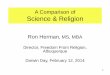 A Comparison of Science & Religion