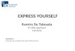 Express Yourself_IE Business School_Ramiro De Taboada