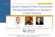 ICSME 2016: Search-Based Peer Reviewers Recommendation in Modern Code Review