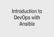 Introduzione al DevOps con Ansible