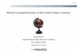 Global competitiveness of Indian paper industry