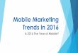 7 Mobile Marketing Trends in 2016