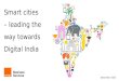 Smart cities - leading the way towards Digital India