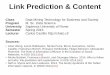 Content-based link prediction
