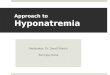 approach to hyponatremia in children