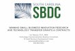 SBDC SBIR Proposal Preparation_ Mar 2016