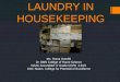 Laundry in housekeeping