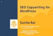 SEO copywriting for WordPress - WordCamp Kathmandu 2016