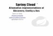 Spring Cloud * - Alternative Implementations of Discovery, Config & Bus