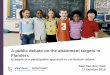 A public debate on the attainment targets in Flanders