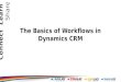 CRMUG Webinar - The Basics of Workflows in Dynamics CRM