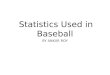 Ankur Roy | Baseball Statistics