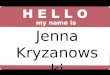 Jenna's Visual resume