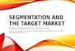 Busi 141 segmentation and target market ppt