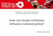 TCI 2016 How can cluster initiatives influence national policy?