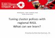 TCI 2016 Tuning cluster polices with regional RIS3