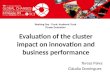 TCI 2016 Evaluation of the cluster impact on innovation and business performance
