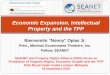 Growth, Intellectual Property and the TPP