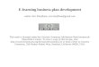 E learning business plan development