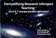 Demystifying Research Informed Teaching: parallel universes?
