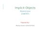 Implicit objects advance Java