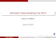 Microsoft threat modeling tool 2016