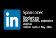 LinkedIn Sponsored Updates for Content Marketers