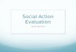 Updated social action evaluation