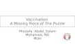 Vaccination A Missing Piece of The Puzzle