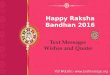 Happy Raksha Bandhan 2016 Quotes, Wishes and Messages