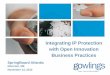 Integrating IP Protection with Open Innovation Business Practices