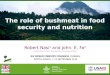 The role of bushmeat in food security and nutrition