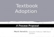 Steps for Textbook Adoption