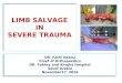 Limb salvage in severe trauma