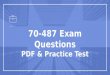 70-487 Exam Questions and Answers