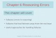 Chapter 6 reasoning errors arial red font thin border