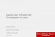 Success Story of SharePoint Development on Azure