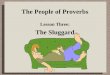 The People of Proverbs (Part 3): The Sluggard