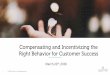 Compensating and Incentivizing the Right Behavior for Customer Success